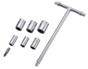 1/4 T Type 3Way Adaptor Wrench Set