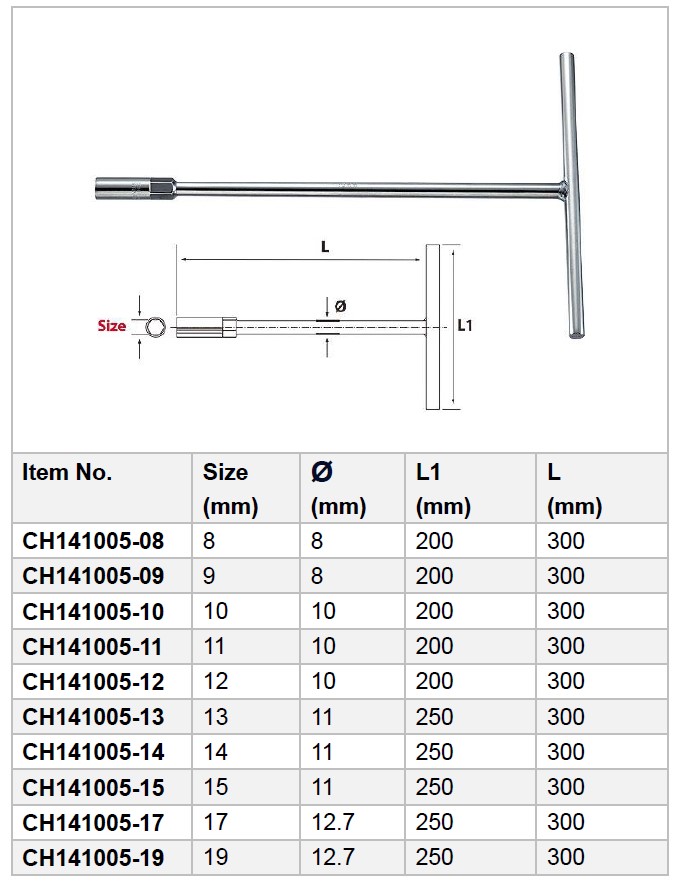 Fixed T Type Hex Point Socket Wrench