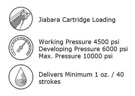 Vacuum Jiabara Type Grease Gun