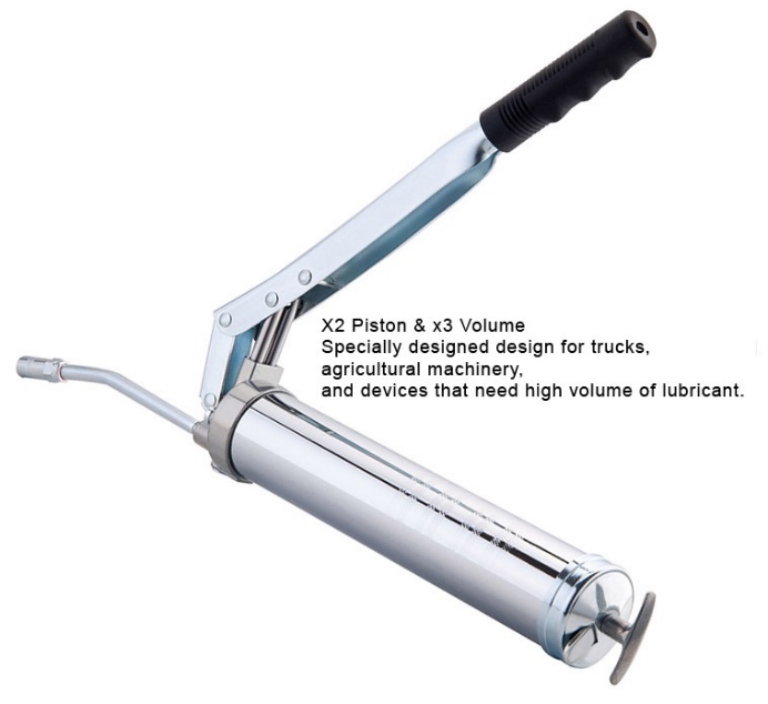 Two-Piston Lever Grease Gun