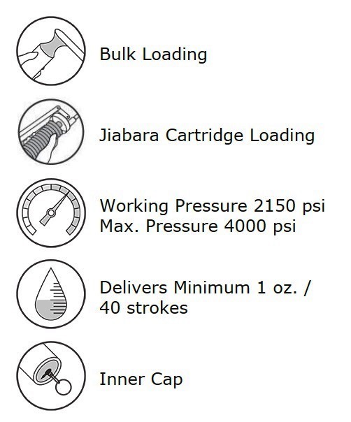 Heavy-Duty Jiabara Type Grease Gun