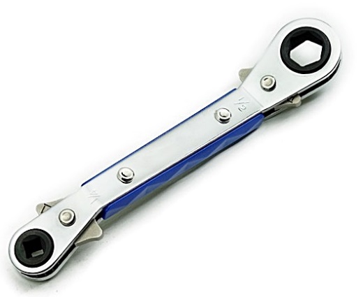 Ratchet Box Wrench (Offset Type) Size: 1/4x9/163/16x1/2