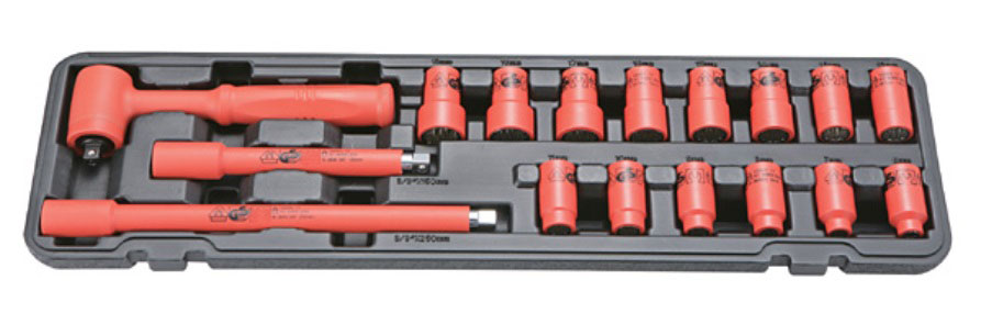 Insulated Socket and Wrench Set