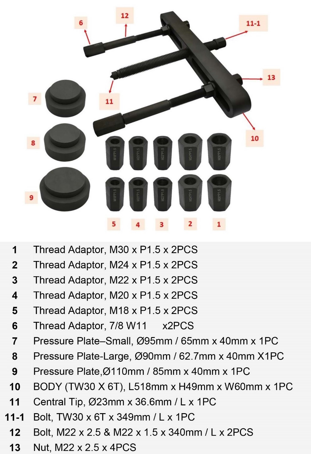 Universal Wheel HUB Extractor