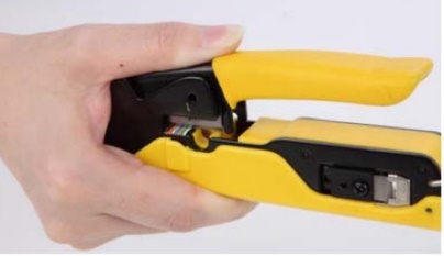 Pass Through RJ45 Tele Crimper Cable sizes: CAT5e, CAT6 / Connector type: EZ RJ45.